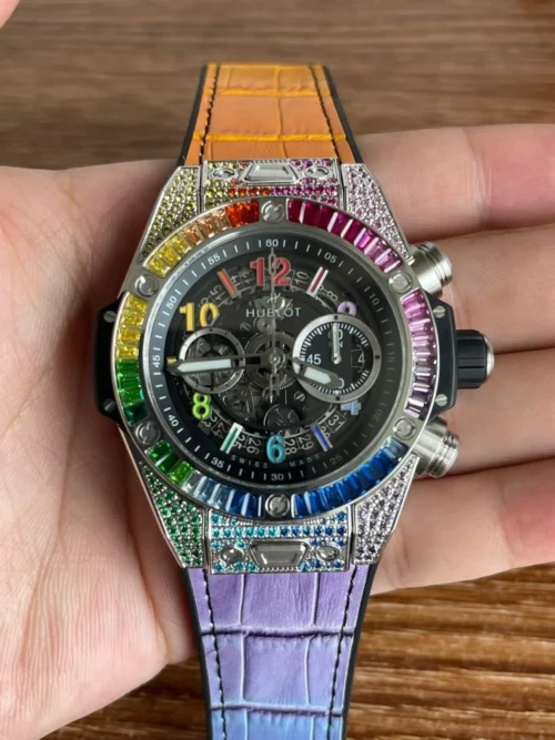 A masterpiece of craftsmanship HUBLOT Hublot BIG BANG Unico Rainbow Watch Big Bang Collection