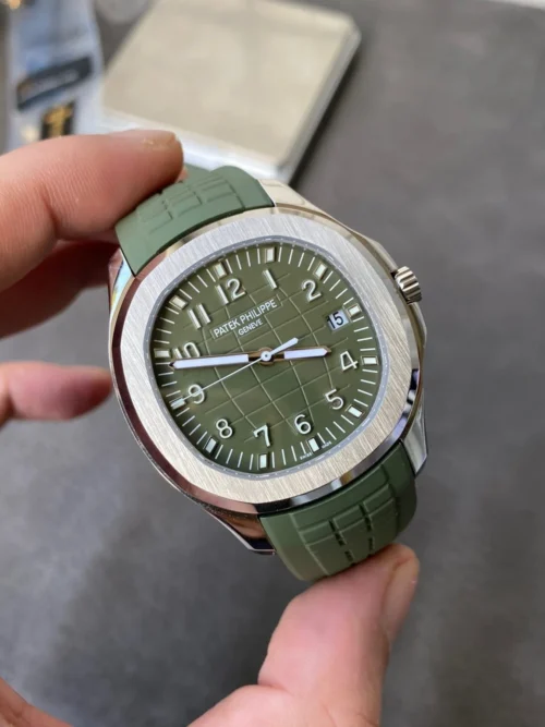 3k patek philippe green grenade modified sw avocado plate needle calendar ➕viria tape