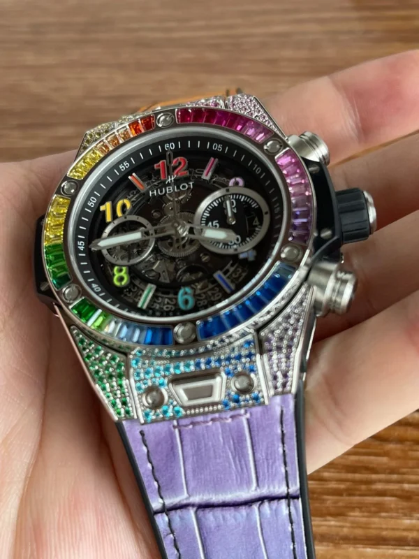 A masterpiece of craftsmanship HUBLOT Hublot BIG BANG Unico Rainbow Watch Big Bang Collection