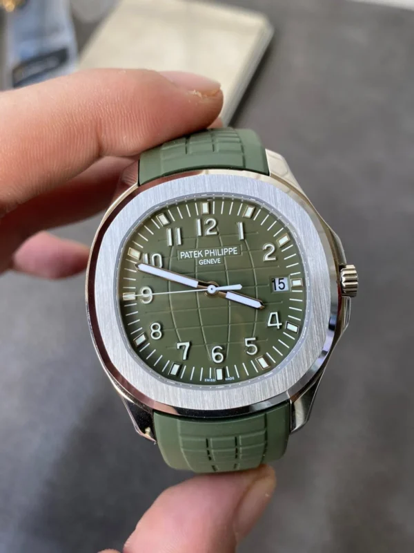 3k patek philippe green grenade modified sw avocado plate needle calendar ➕viria tape