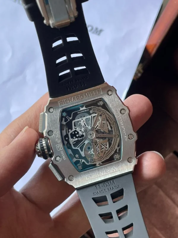 Richard Mille RM011-03 Titanium silver Replica