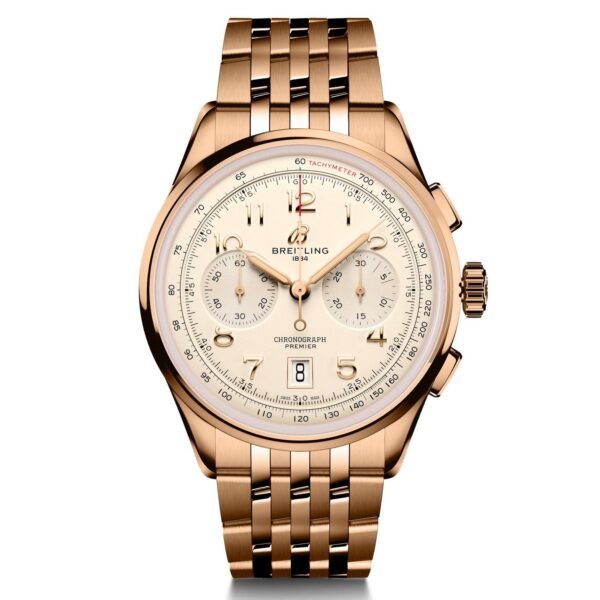 Breitling-Premier-B01-Chronograph-42mm-18ct-Rose-Gold-Automatic-Mens-Watch-RB0145371G1R1-42-mm-Silver-Dial Breitling Premier B01 Chronograph 42mm 18ct Rose Gold Automatic Men’s Watch