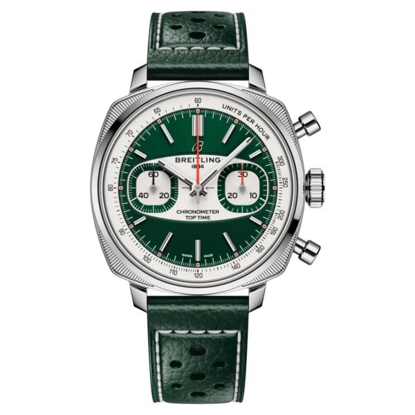 Breitling-Top-Time-B01-Racing-38mm-Chronograph-Automatic-Mens-Watch-AB01771A1L1X1-38-mm-Green-Dial Breitling Top Time B01 Racing 38mm Chronograph Automatic Men’s Watch