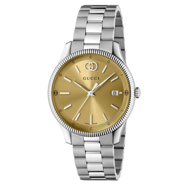 Gucci-GTimeless-38mm-Yellow-Gold-Plated-Watch-YA1264234-38-mm-Gold-Dial Gucci G-Timeless 38mm Yellow Gold Plated Watch