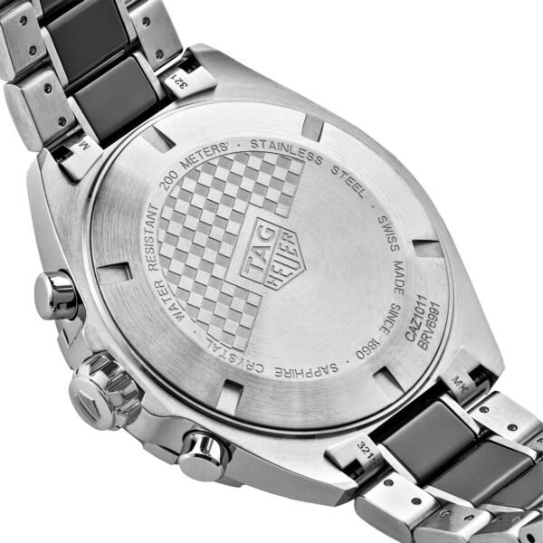 M103738_3 TAG Heuer Formula 1 Quartz Men's Grey Steel and Black Ceramic Chronograph 43mm Watch
