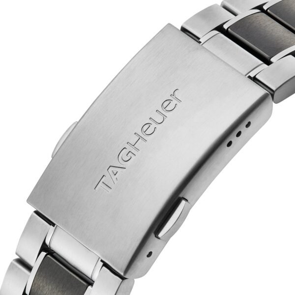 M103738_4 TAG Heuer Formula 1 Quartz Men's Grey Steel and Black Ceramic Chronograph 43mm Watch