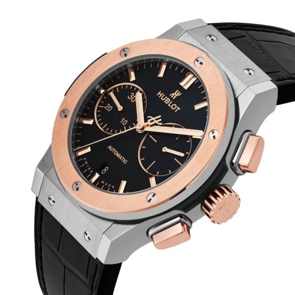M122795_1 Hublot Classic Fusion 45mm Titanium and 18ct King Gold Chronograph Automatic Watch