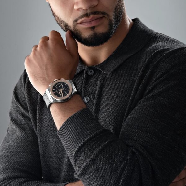 M122795_mod_1 Hublot Classic Fusion 45mm Titanium and 18ct King Gold Chronograph Automatic Watch