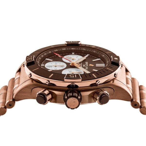 M125992_2 Breitling Super Chronomat B01 44mm 18ct Rose Gold Automatic Men's Watch