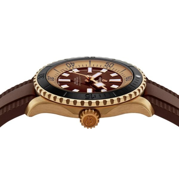 Breitling Superocean Automatic 44mm Brown Rubber Strap Bronze Men’s Watch