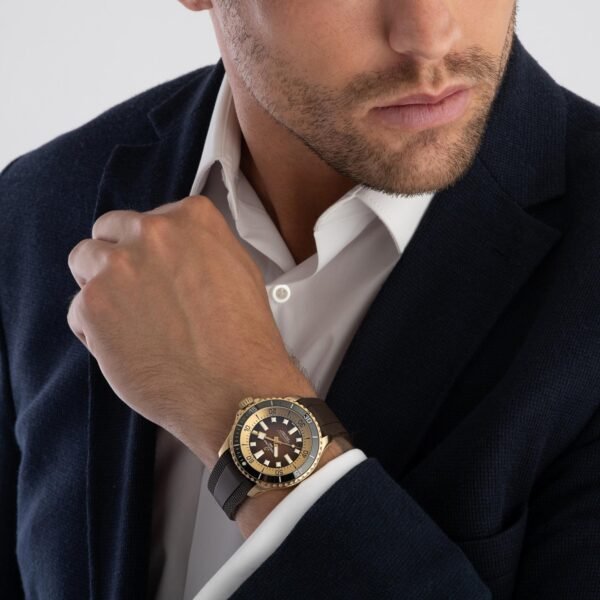 Breitling Superocean Automatic 44mm Brown Rubber Strap Bronze Men’s Watch