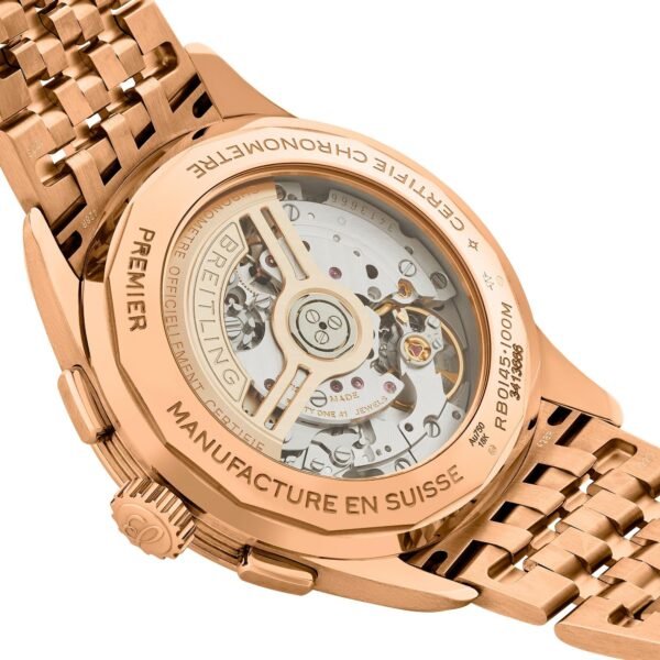 M136773_3 Breitling Premier B01 Chronograph 42mm 18ct Rose Gold Automatic Men’s Watch