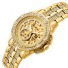 M138538_1 Bulova Octava 42mm Yellow Gold Plated Crystal Automatic Men’s Watch