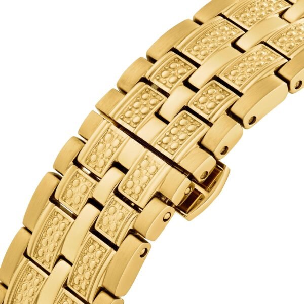 M138538_4 Bulova Octava 42mm Yellow Gold Plated Crystal Automatic Men’s Watch