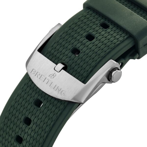 Breitling Chronomat B01 42mm Green Rubber Strap Chronograph Automatic Men’s Watch