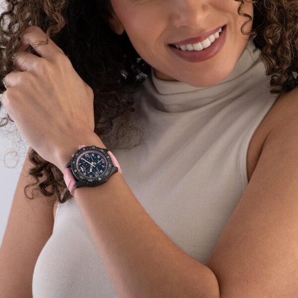 M144494_mod_1 Breitling Endurance Pro 38mm Chronograph Pink Rubber Strap Ladies Watch