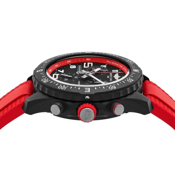 Breitling Endurance Pro 38mm Chronograph Red Rubber Strap Ladies Watch