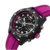 M144496_1 Breitling Endurance Pro 38mm Chronograph Purple Rubber Strap Ladies Watch