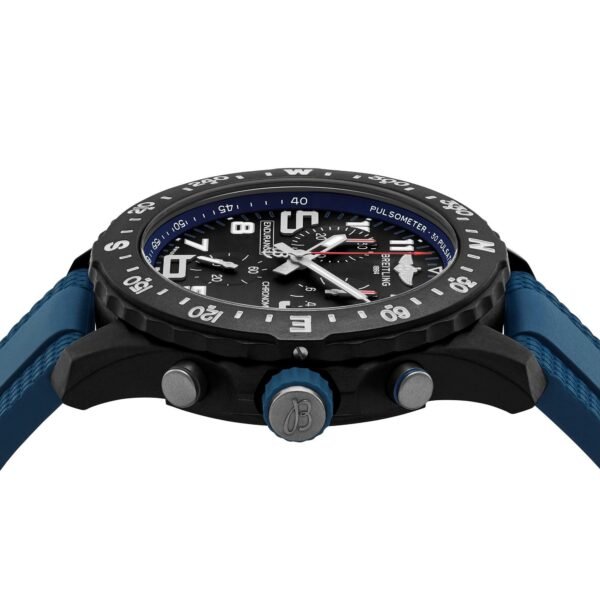 Breitling Endurance Pro 44mm Chronograph Navy Blue Rubber Strap Men’s Watch