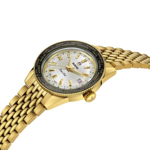 M150257_1 Rado Limited Edition Captain Cook Over-Pole 39mm Yellow Gold Plated Automatic Watch