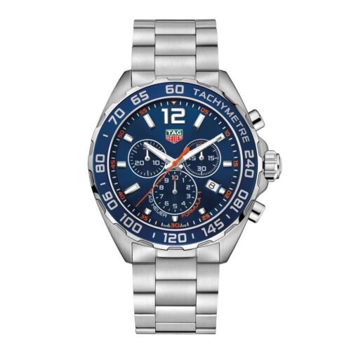 TAG Heuer Formula 1 Quartz Men's Blue Steel Chronograph 43mm Watch